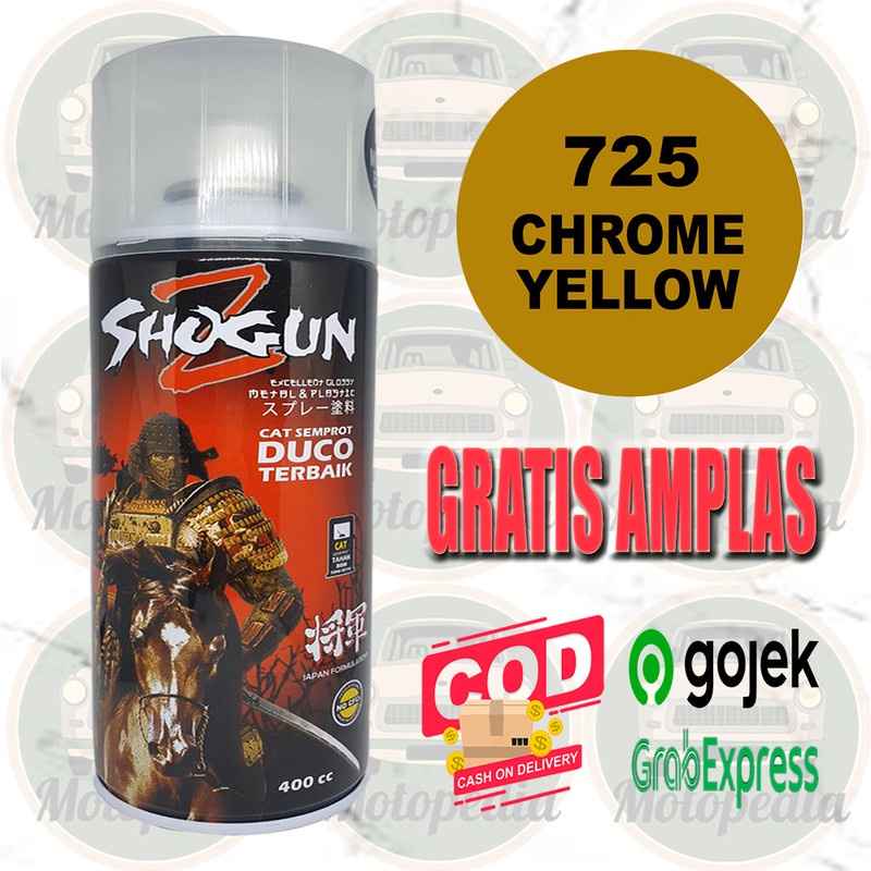 Jual Cat Semprot Pilok Pilox Pylox Shogun Z Chrome Yellow Shopee