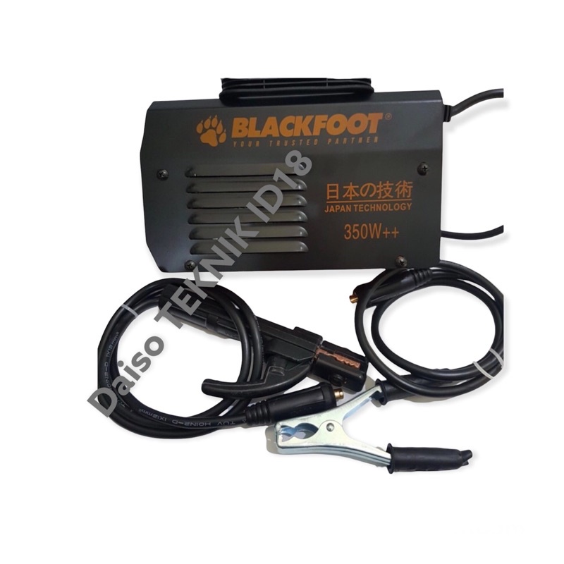 MESIN TRAVO LAS 350 WATT BLACKFOOT TRAVO INVERTER 350 WATT  120 A MMA IGBT BLACKFOOT