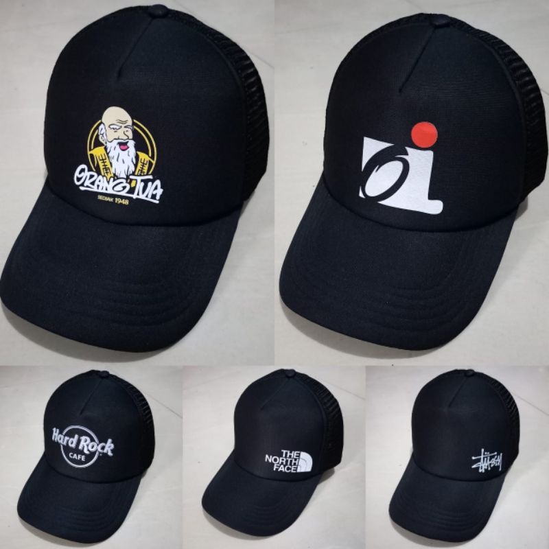 Topi Jaring Trucker Sablon dewasa