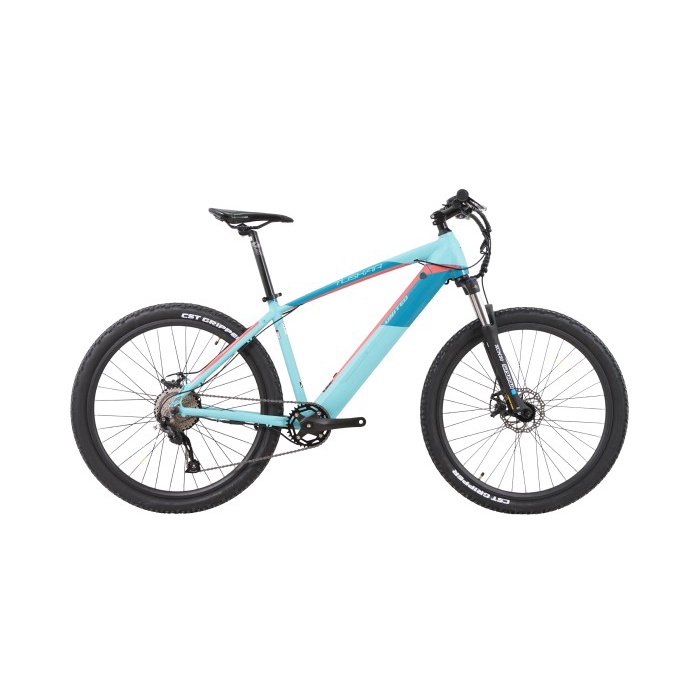Sepeda Gunung MTB Listrik Ebike 27.5 United Tuskar - Biru