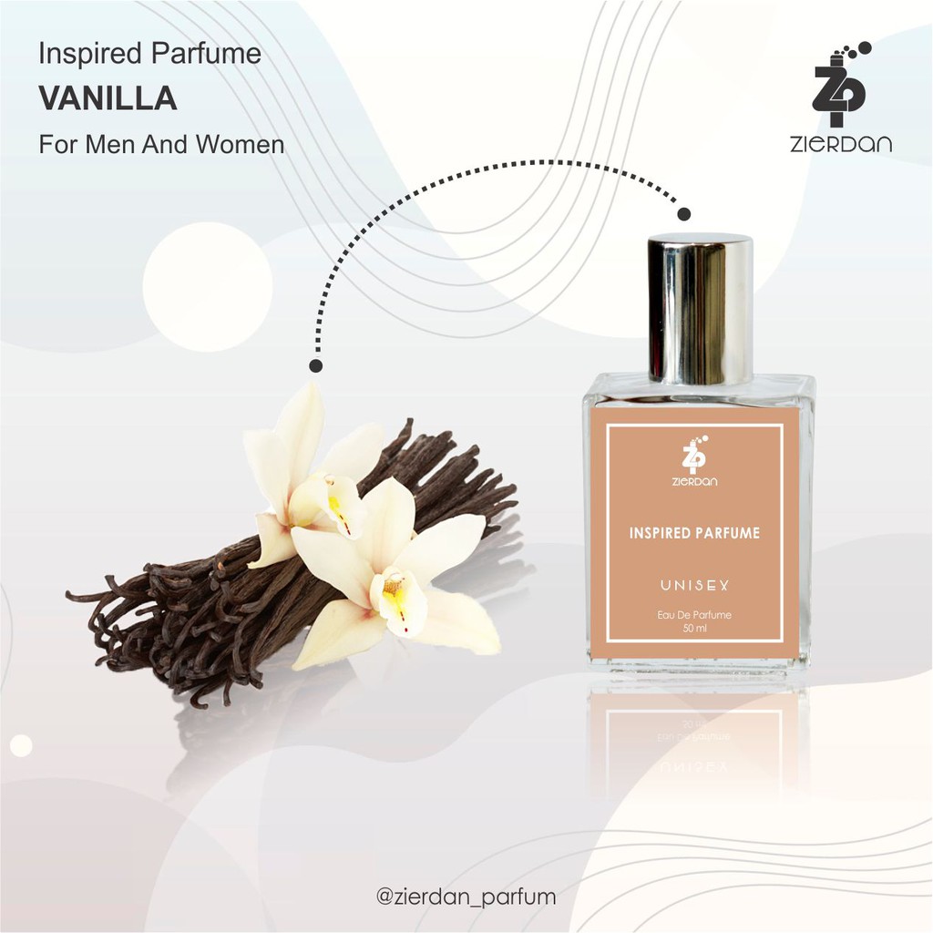 Zierdan Parfum Vanilla Parfume Farfum Minyak Wangi Tahan Lama Pria &amp; Wanita Unisex