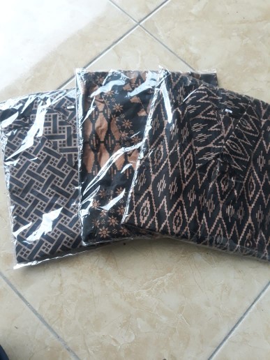 Bswart Batik Hrb026 Kenongo Hem Pendek Padi Pekalongan M L Xl 