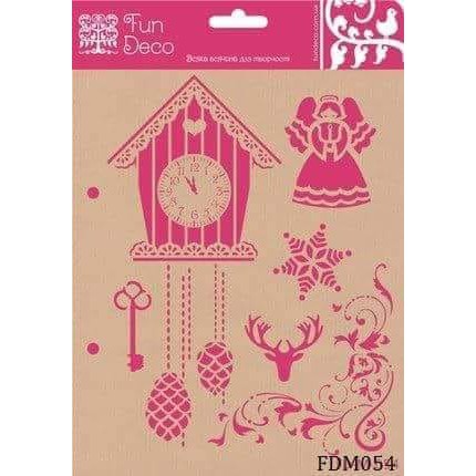 

Fun Deco Stencil ~ FDM054