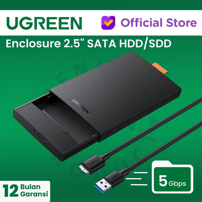 UGREEN Hard Disk Enclosure 2.5" USB-A 3.0 SATA - CM237