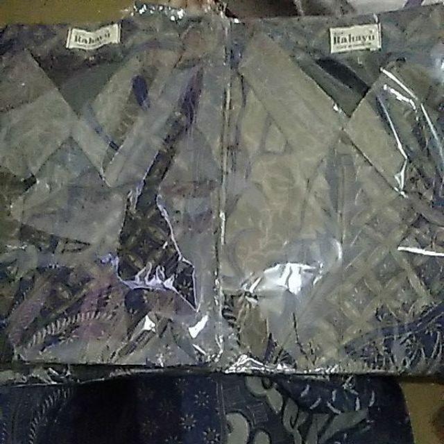 Batik Pria Lengan Panjang Peksi Biru Navy Full Furing Reguler Fit Batik Pria Solo