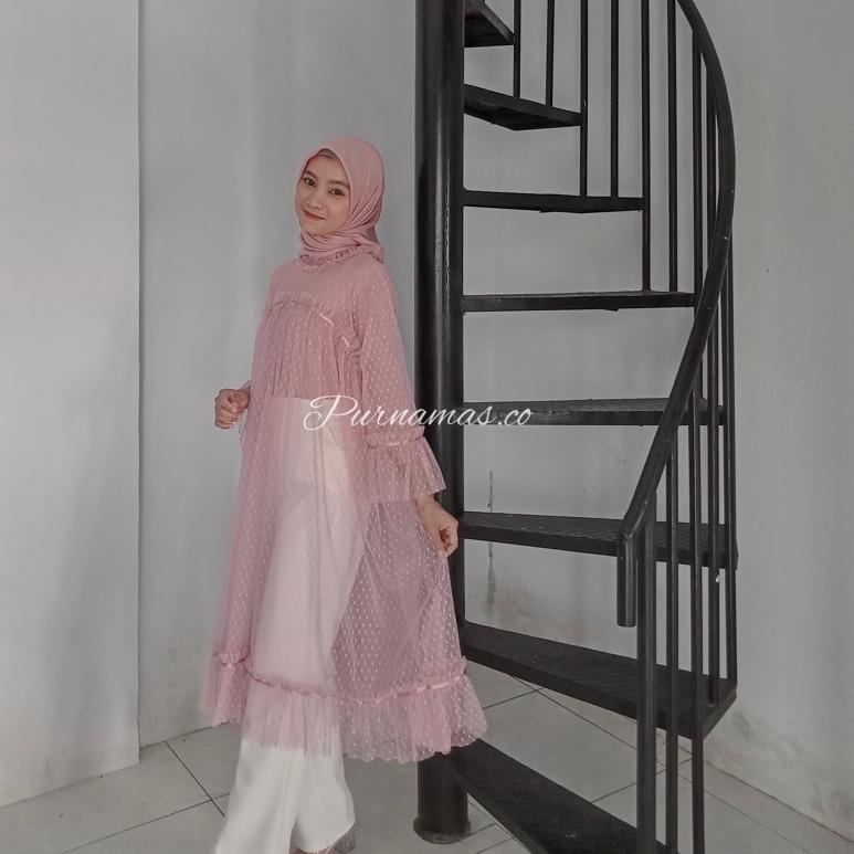 ➧Murah✫➧ ZNKDO Tille Tunik *Purnamas* 049 ➧Ready