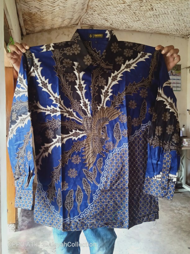Batik Kemeja Lengen Panjang Size M L Xl Xxl