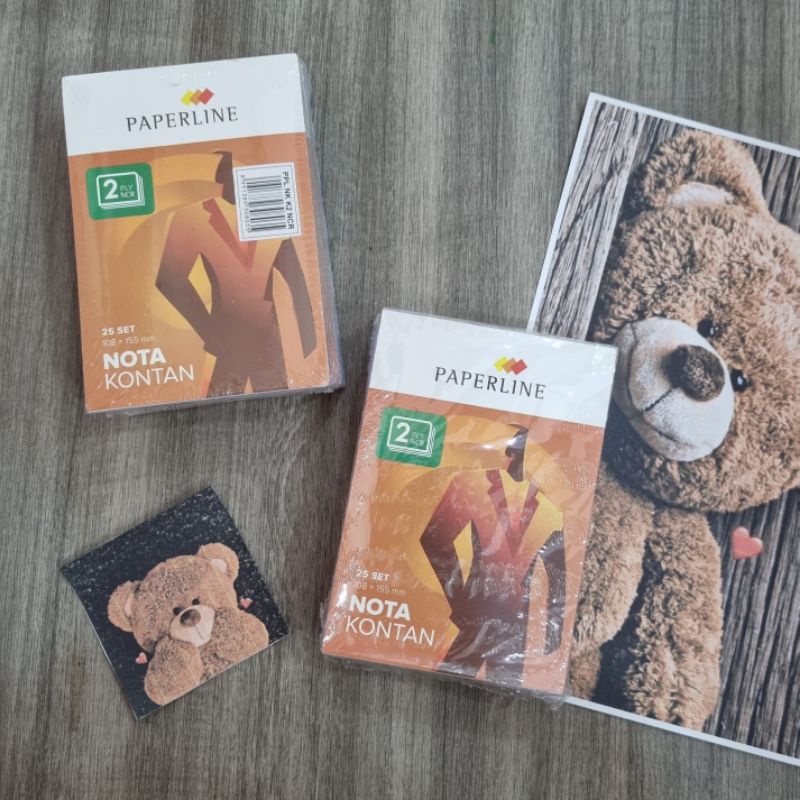 

[PAPERLINE] Nota 2 Ply NCR PPL Kecil Nota Kontan 25Set @10buku