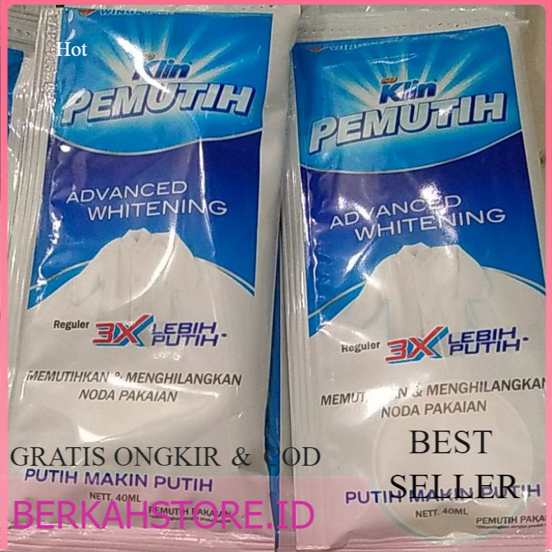 So Klin Pemutih 1 Renceng ( 6 sachet x 40ml )