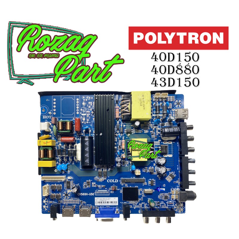 Mesin Mainboard Mpeg Modul TV Polytron Type PLD 40D880 40D 880