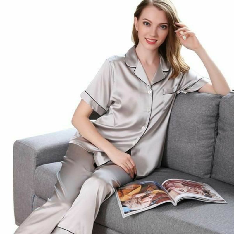 Piyama/Baju Tidur CP Satin By Pilorystore