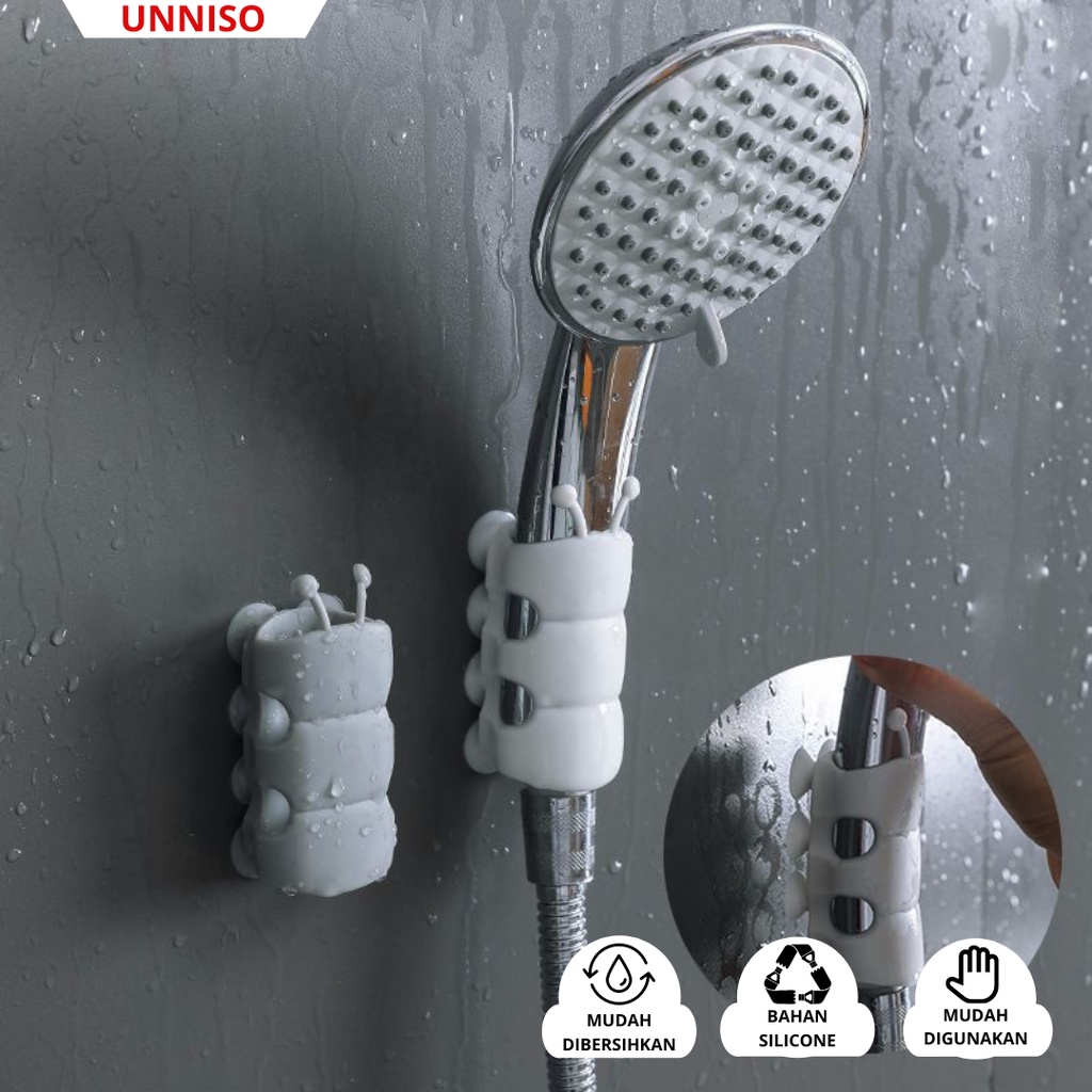 UNNISO - Shower Bracket Silicone Suction Gantungan Shower SB2