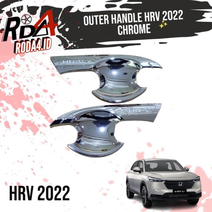 Outer Handle Mobil All New HRV 2022 Pelindung Pintu Chrome