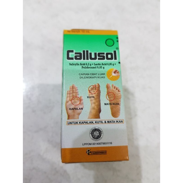 Callusol 10ML/Untuk Mata Ikan/Kapal/Kutil