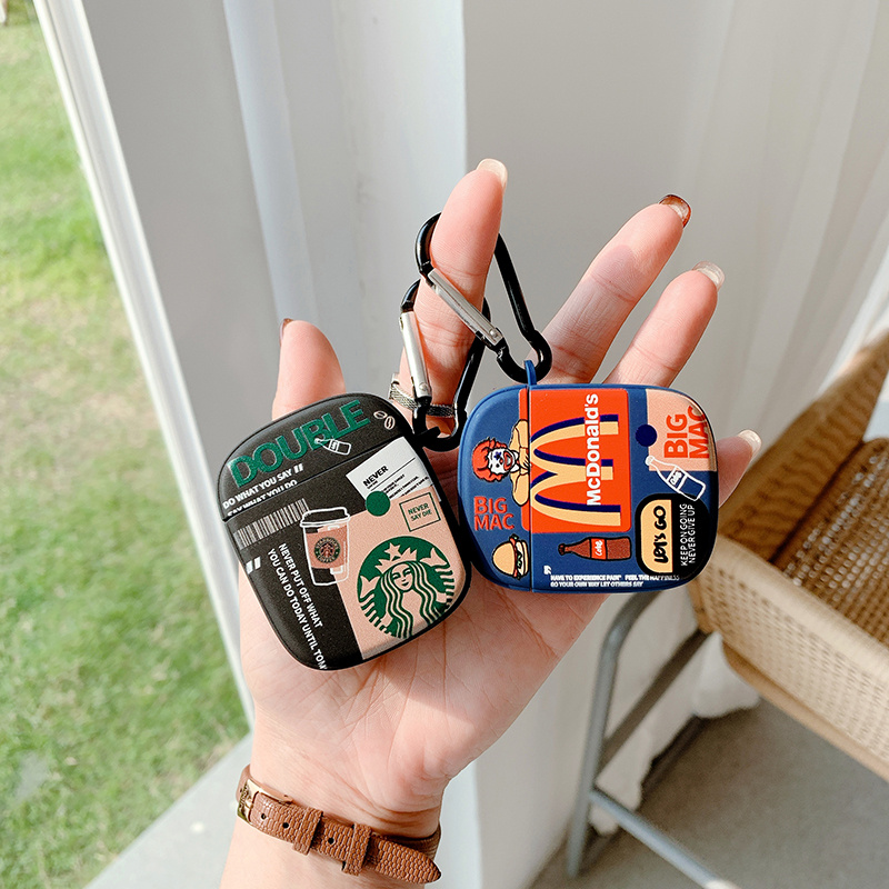 Soft Case Desain Mcdonald 's Inpods 12 Starbucks Untuk Airpods Pro