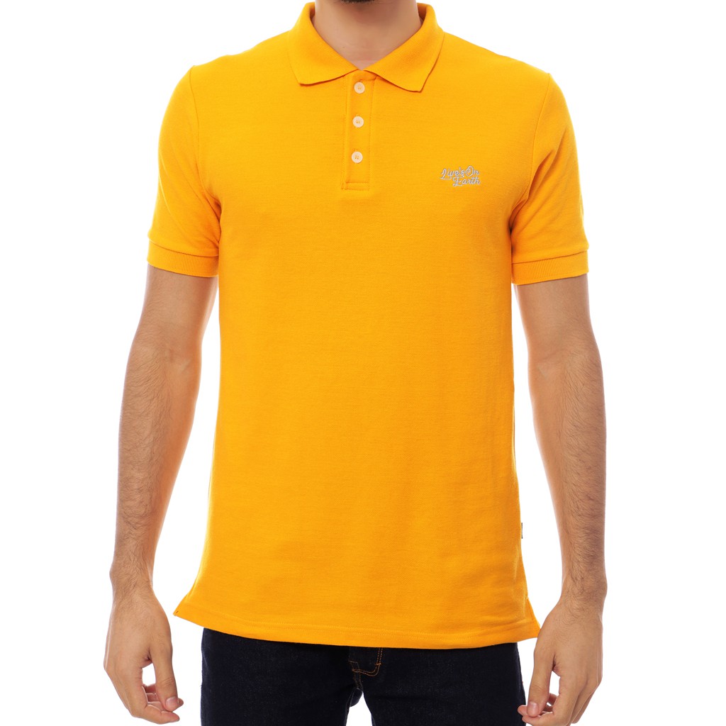  Kaos  Kerah Polo  Shirt Pria Premium Camaro Yellow Shopee  