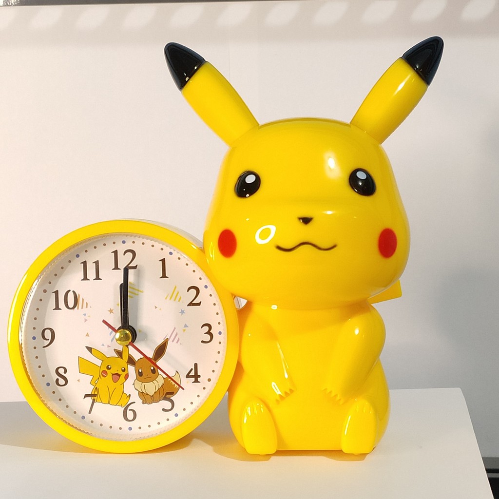 JAM WEKER JAM BEKER ALARM UNIK KARAKTER POKEMON PIKACHU KUNING