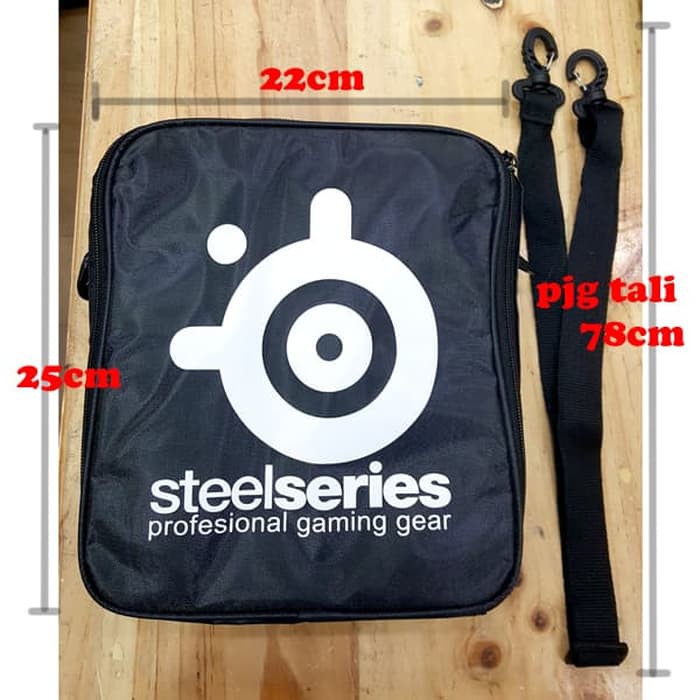 Tas Headset Gaming Steelseries Black Colour