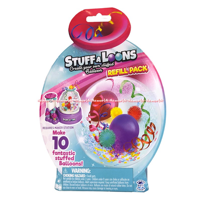 Stuffaloons 10pcs Create Your Own Stuffed Ballon Happy Birthday Refill Stufa Balon Untuk Pesta Ultah