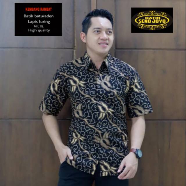 Batik lengan pendek furing