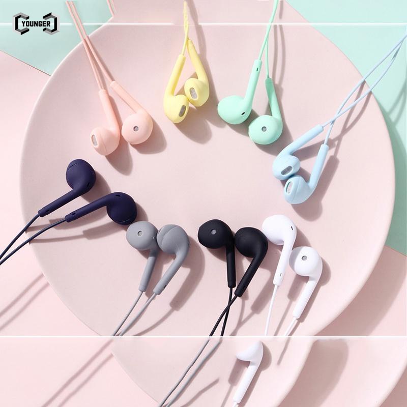 U19 Headset Gaming Bass Universal Warna Macaron Dengan Mic + Jack 3.5mm Untuk Android