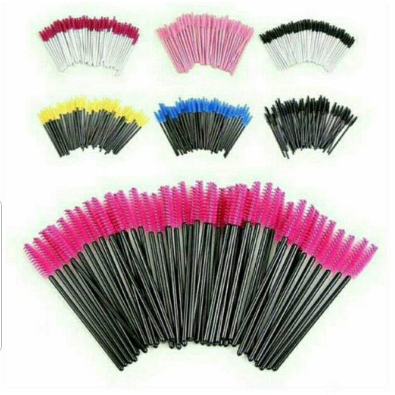 masakara wand sisir bulumata/spoolie/ mascara wand silicon