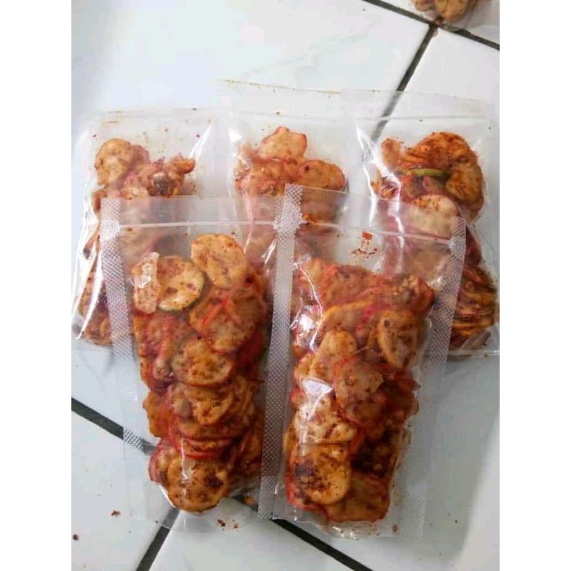 

krupuk seblak daun jeruk