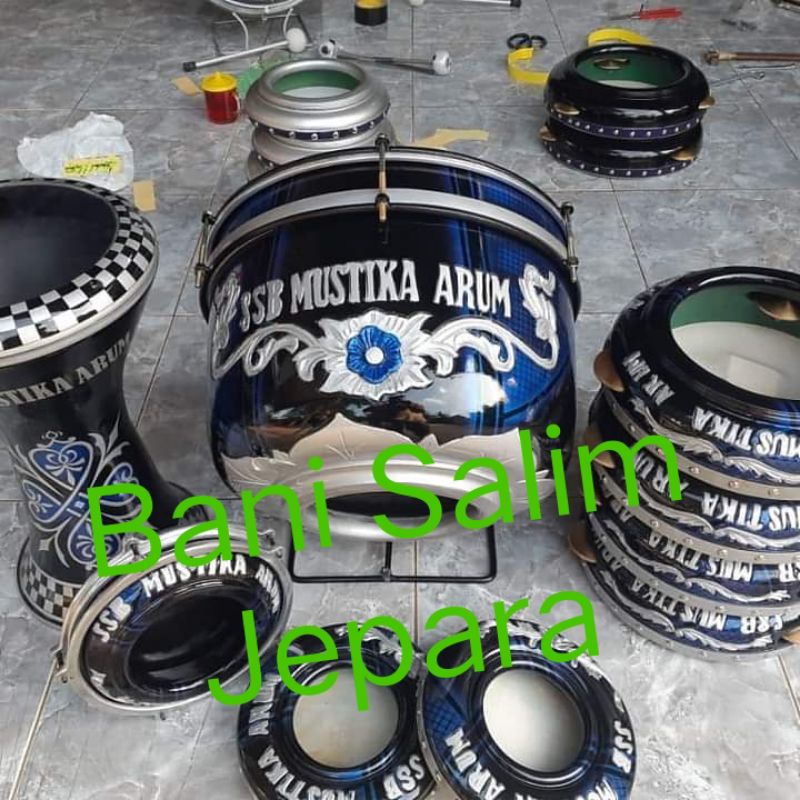 Hadroh Rebana 1 Set Lengkap Asli jepara