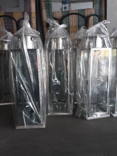 [PROMO]Lentera Lilin Antik / Tempat Lilin Kaca