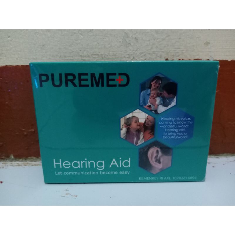 Alat Bantu Dengar Puremed / Puremed Hearing Aid Cantel &amp; Kabel