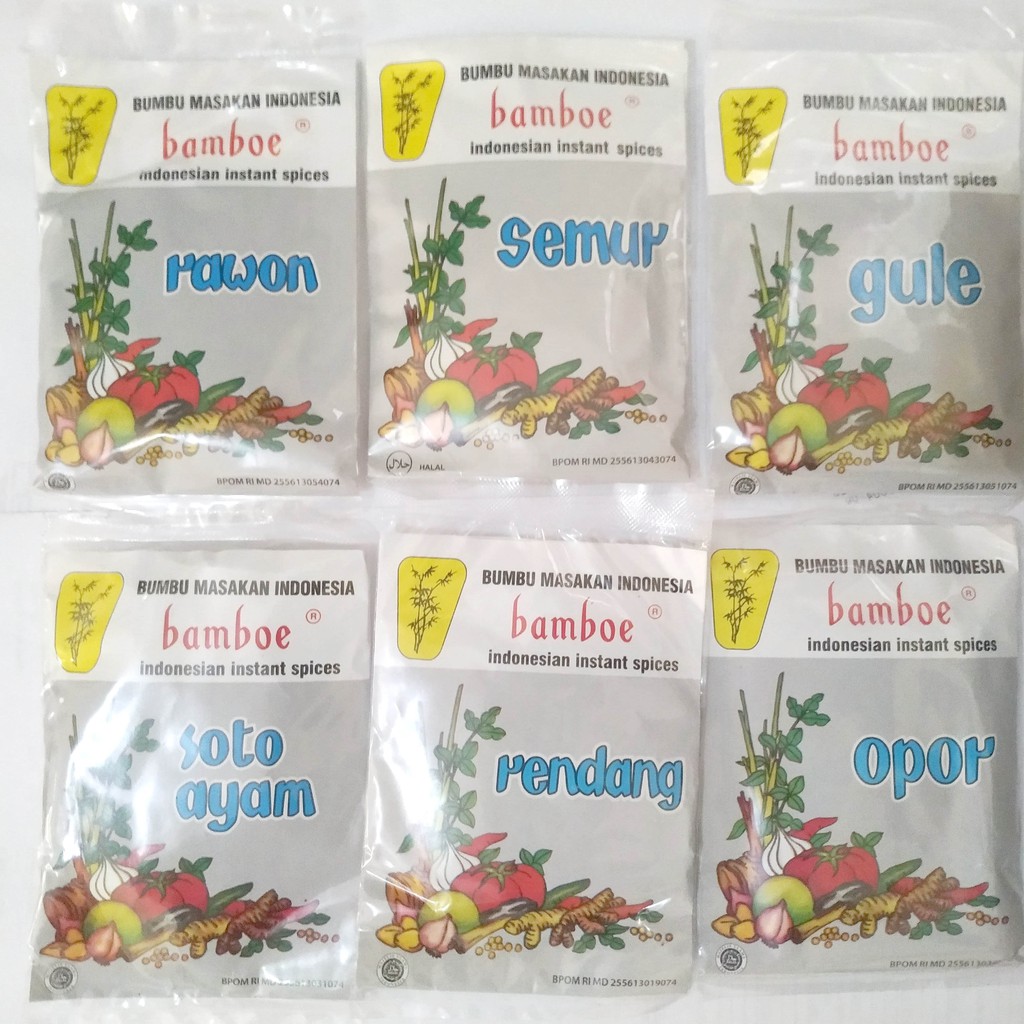 Jual Bamboe Original Bumbu Rawon Opor Semur Gule Rendang Soto Ayam All