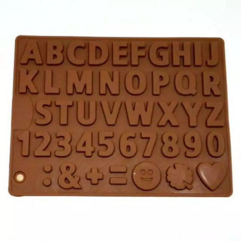 Cetakan Coklat Cetakan Puding Cetakan Kue Huruf Mix Angka