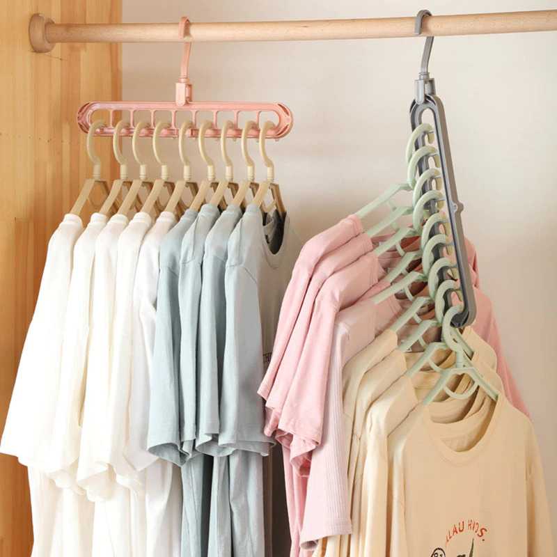 Gantungan Baju Magic Clothes Hanger Gantungan Baju Serbaguna 9 Lubang - D4683