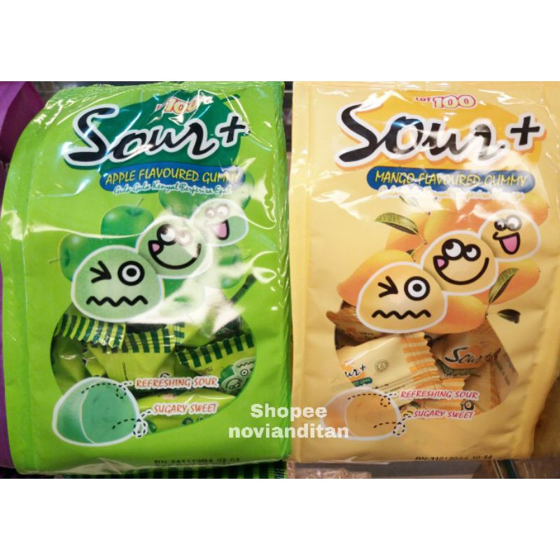 PERMEN LUNAK IMPOR SOUR LOT 100 " ASAM MANIS "