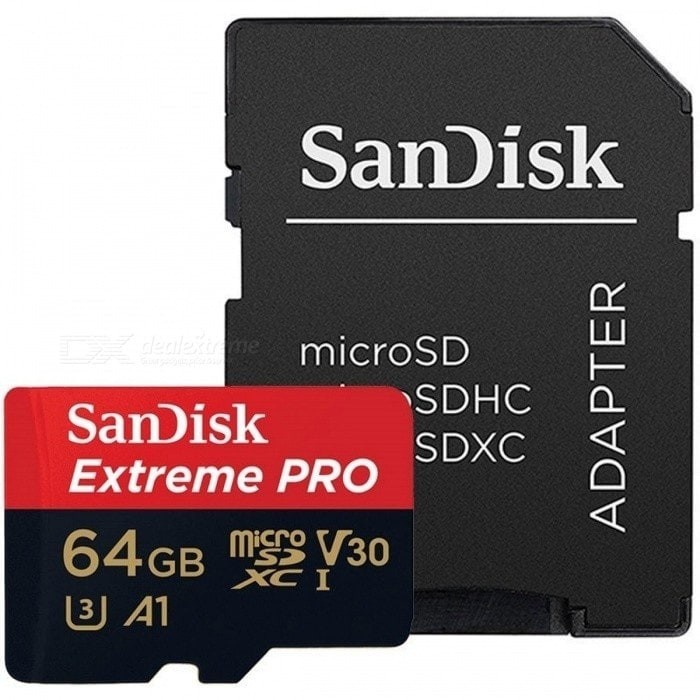 Micro SD 64 GB | SanDisk Extreme PRO microSD UHS-I Card 64GB speed Up to 200mb/s with Adapter - garansi resmi