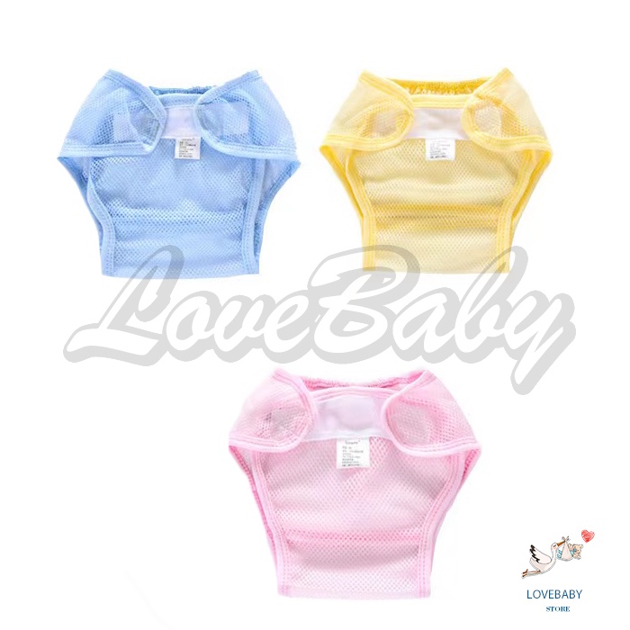 [1KG 65PCS] LBS Clodi Jaring Mesh Diaper Celana Popok Bayi Jaring