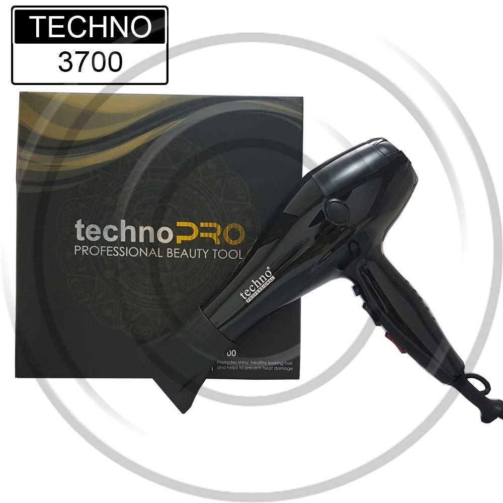 Hairdryer TECHNO 3700 - Pengering Rambut / Hair dryer / Premium / Berkualitas / Best Seller / Turbo