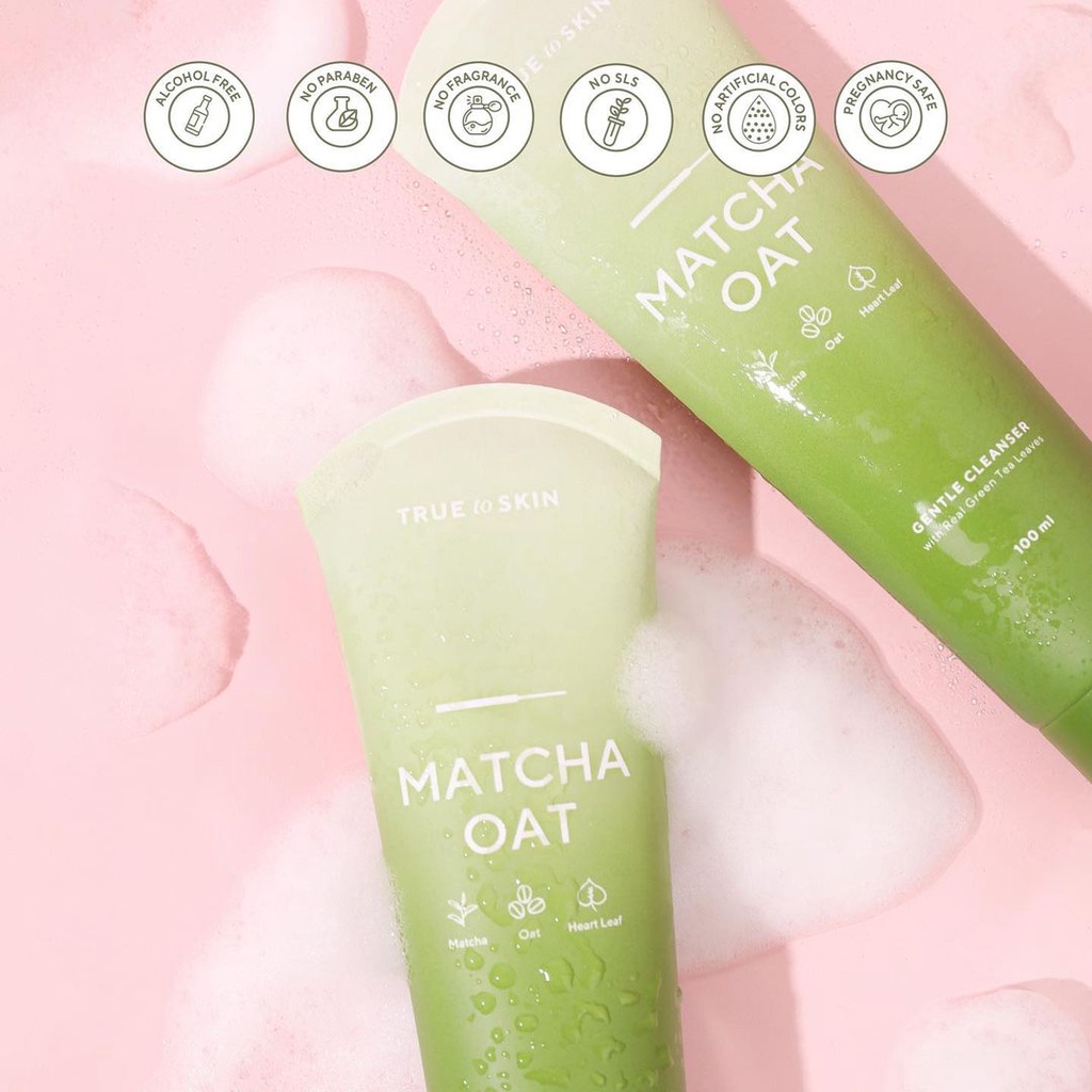 True To Skin Matcha Oat Gentle Cleanser