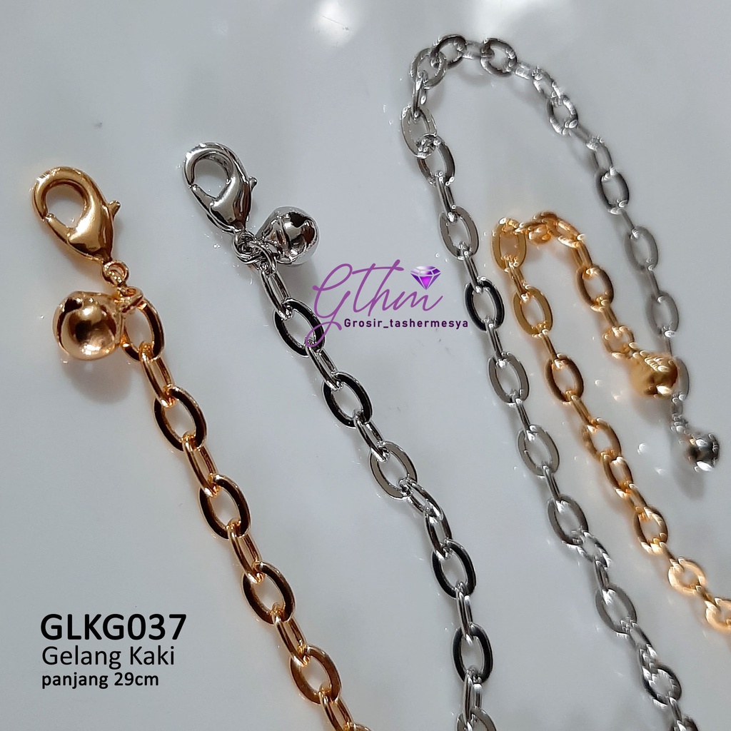 Gelang Kaki Rante Keren Model Simple Fashionable Anti Karat Perhiasan Fashion Import glkg037 gthm