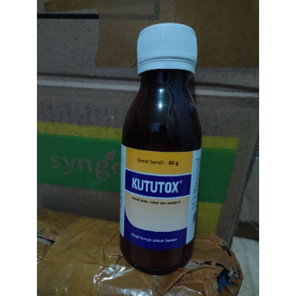 Kututox - S Original Obat Penghilang Kutu Kambing Sapi Kucing Anjing