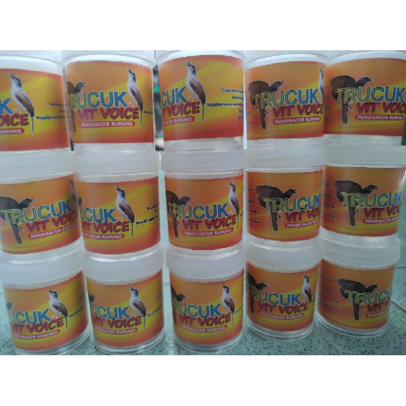 Trucuk Vit Voice Serbuk Spesial Penggacor Burung Trucuk-1