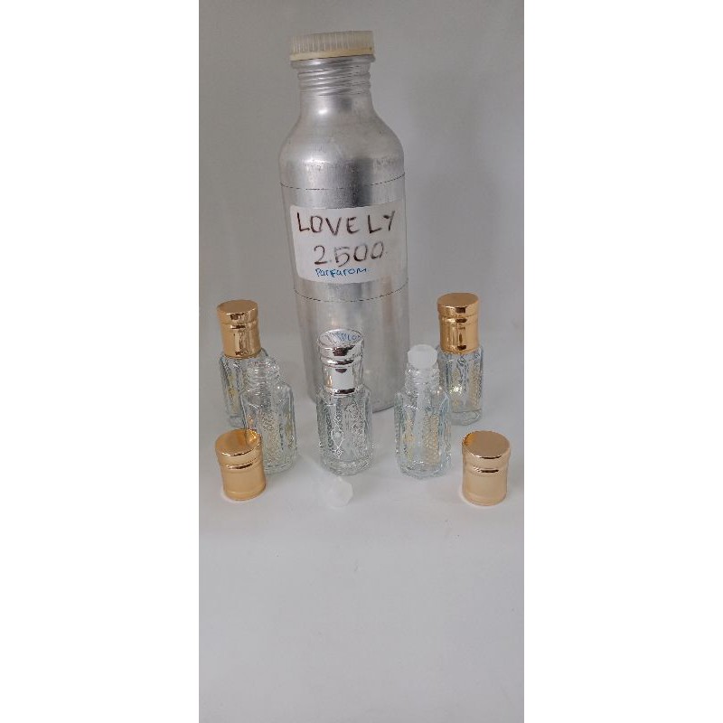 parfum lovely murni 100 %non alkohol