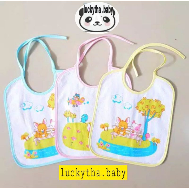 3pc_slaber bayi bib kecil / celemek bayi / tatakan Iler bayi / Tatakan makan bayi / slaber bib kecil