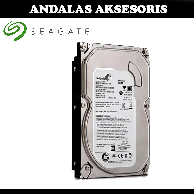 Hardisk HDD Internal PC Seagate 500GB sata RF Series