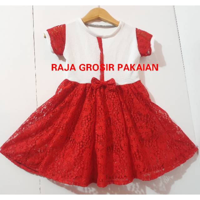 Dress Brukat Kombi Anak Cantik Umur 1-9 Thn