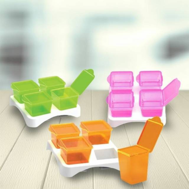 BABY SAFE Multi Food Container AP009 (Tempat Menyimpan Makanan Bayi)