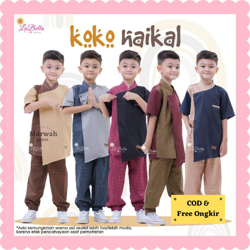 READY-KOKO HAIKAL LABELLA KOKO ANAK USIA 2-6TH.KOKO ANAK SD