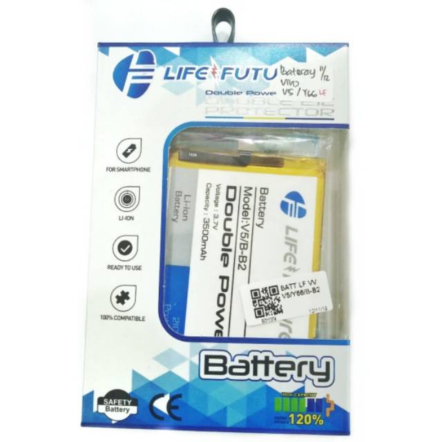 Baterai Battery vivo V5 B-B2 Life Future (DOUBLE POWER)