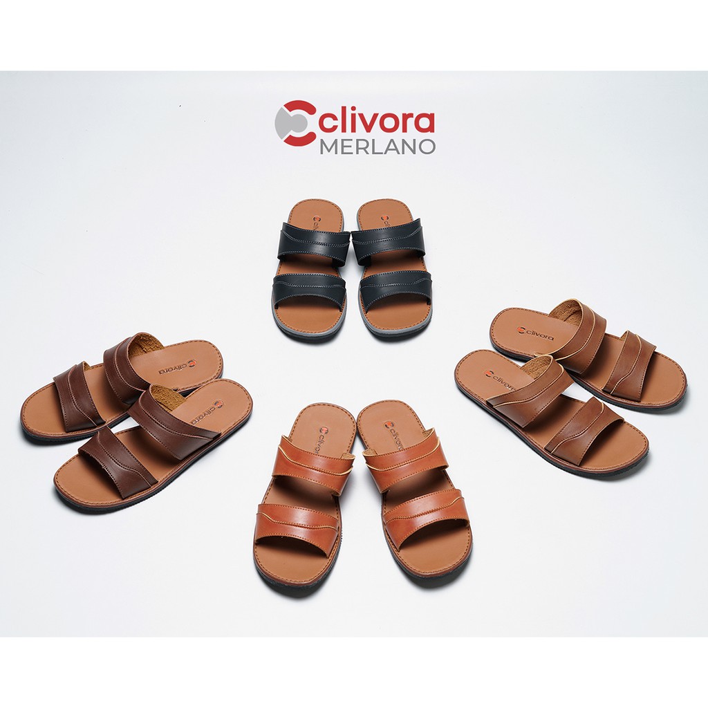 Sandal Pria Clivora - Model Merlano - Sandal Pria Trendy - Sandal Murah Tasikmalaya