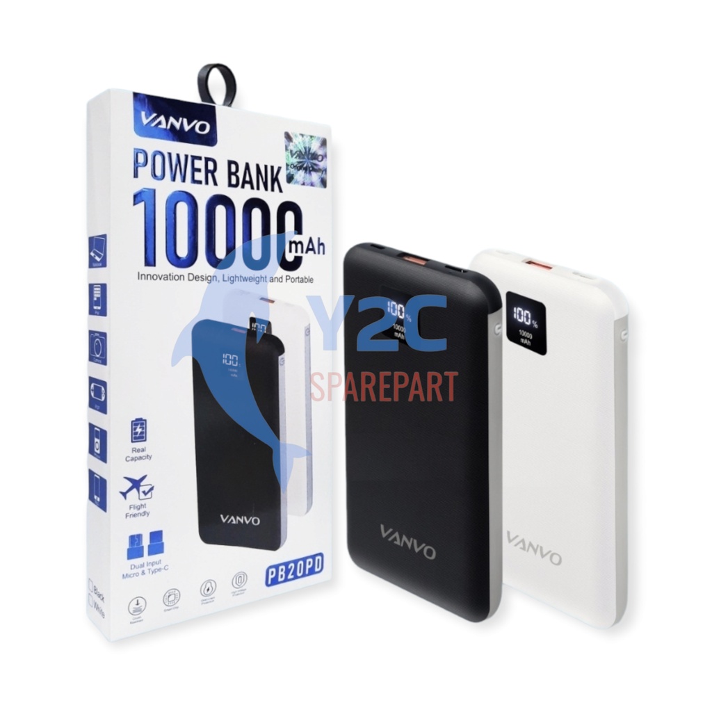 POWER BANK VANVO PB20PD 10000 MAH LCD